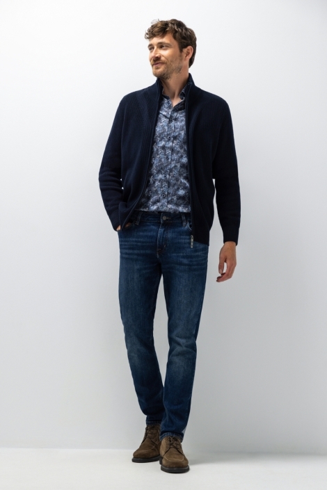 State of Art blauwe heren vest | Model