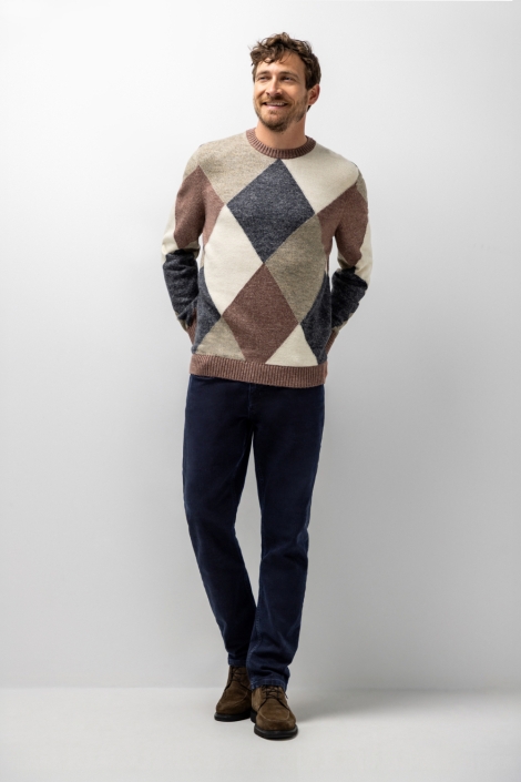 State of Art multi color heren trui | Model