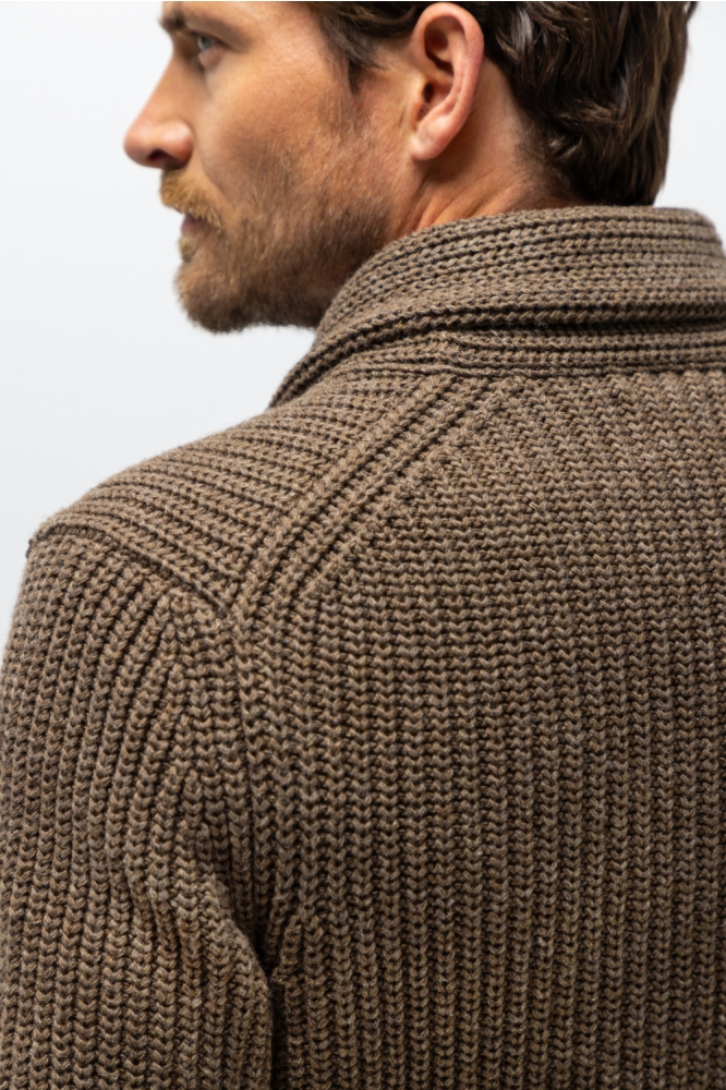 State of Art bruine heren vest | Kleurstaal