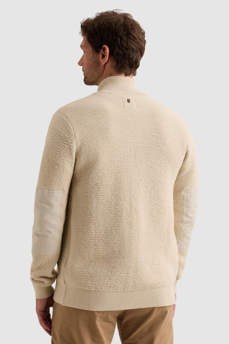 PME legend beige heren vest | Model achteraanzicht