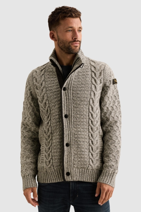 PME legend grijze heren vest | Model vooraanzicht