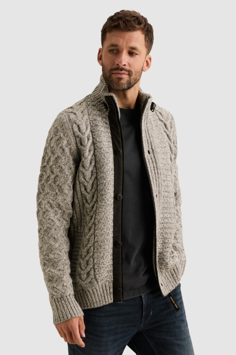 PME legend grijze heren vest | Model vooraanzicht