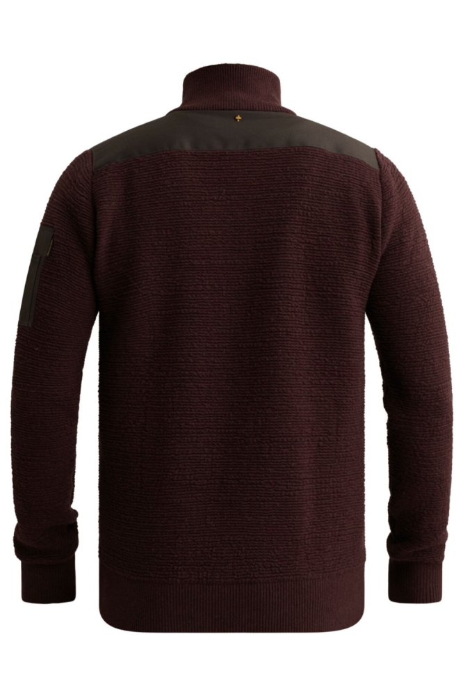 PME legend bordeaux heren trui | Achteraanzicht
