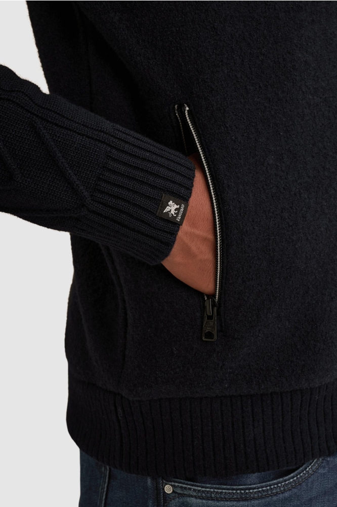 Vanguard blauwe heren vest | Close up