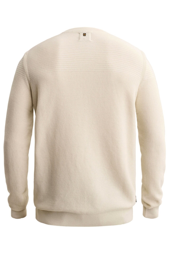 PME legend beige heren trui | Achteraanzicht