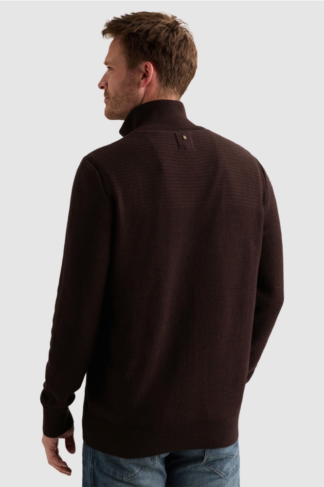 PME legend bordeaux heren trui | Model achteraanzicht