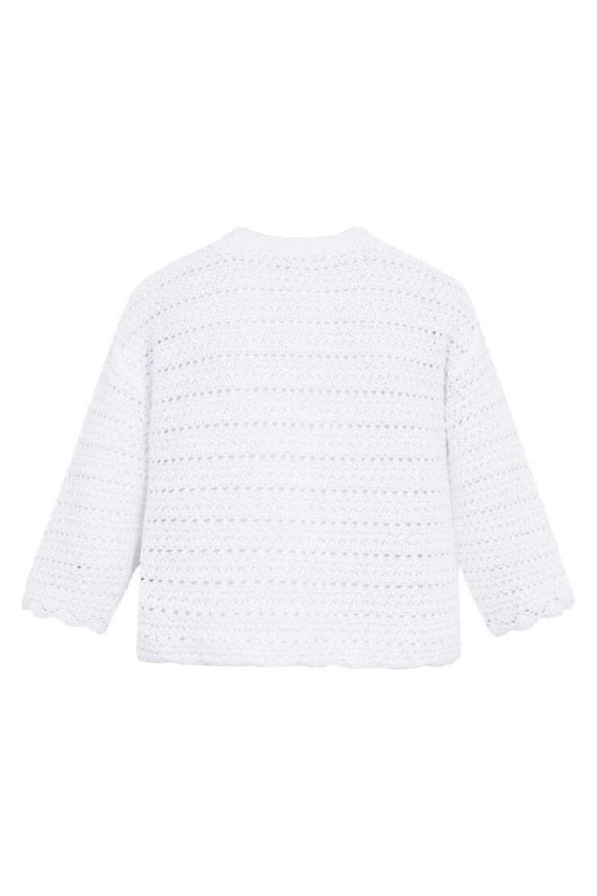 Freequent witte dames vest | Achteraanzicht