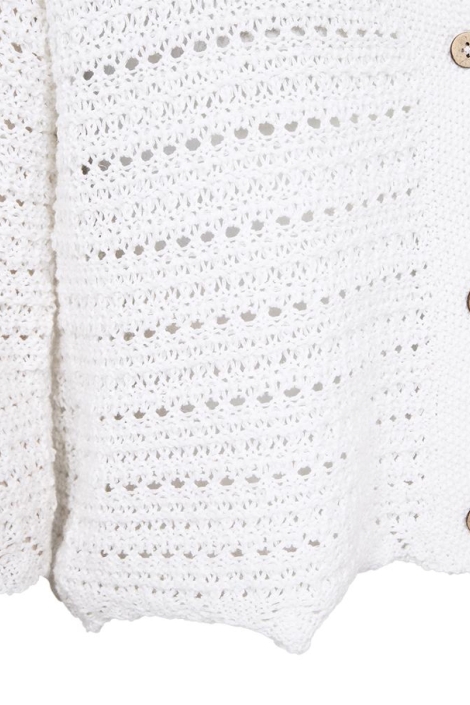 Freequent witte dames vest | Close up