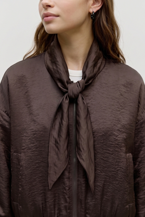 Vero Moda bruine dames jas | Close up