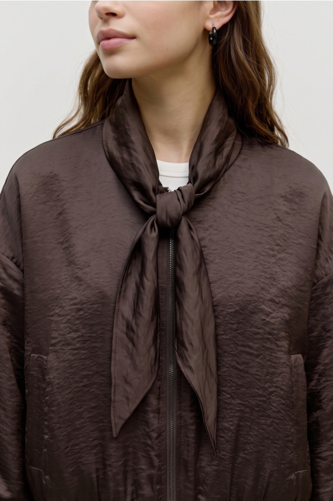 Vero Moda bruine dames jas | Close up