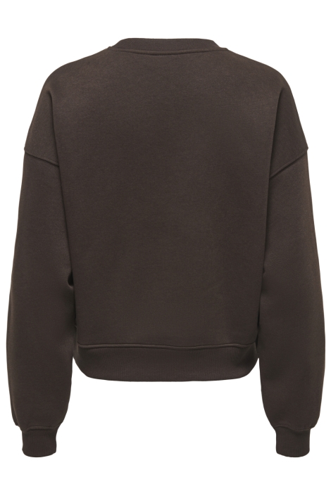 Only bruine dames sweater | Achteraanzicht