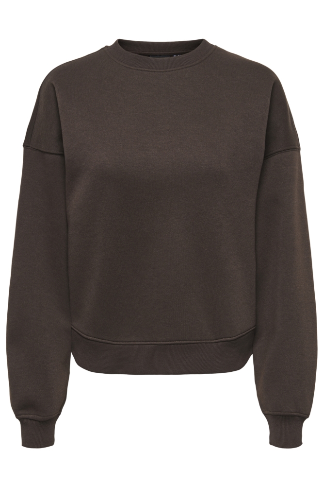 Only bruine dames sweater | Vooraanzicht