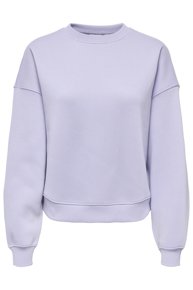 Only paarse dames sweater | Vooraanzicht