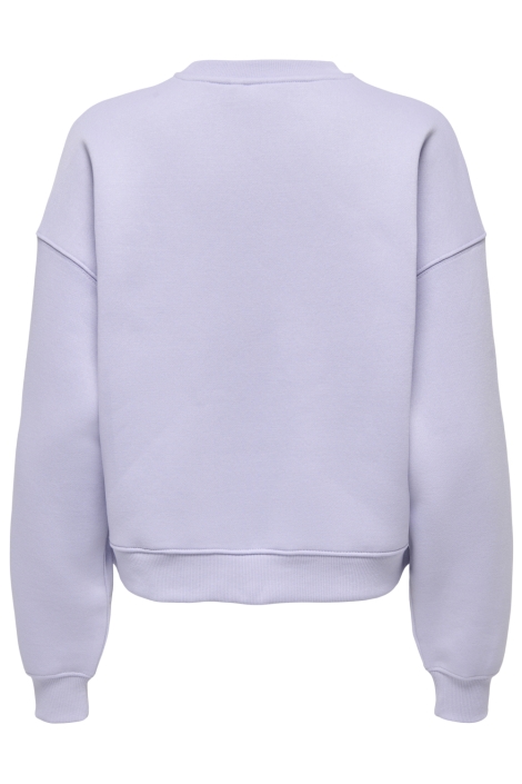 Only paarse dames sweater | Achteraanzicht