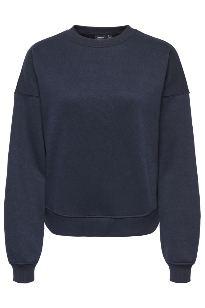 Only blauwe dames sweater | Vooraanzicht