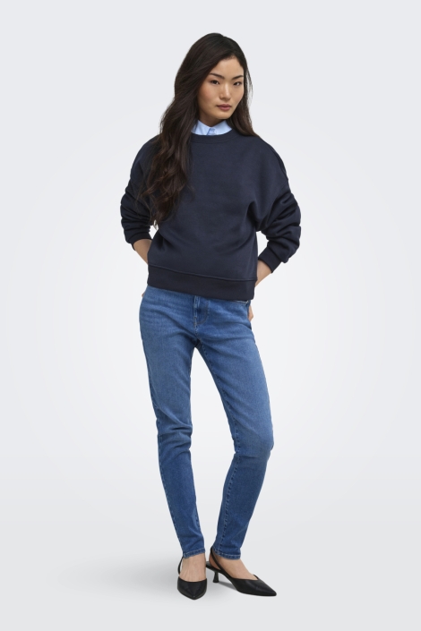 Only blauwe dames sweater | Model