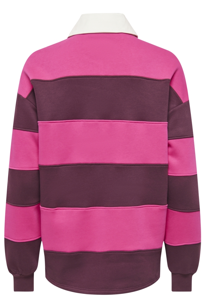 Only roze dames sweater | Achteraanzicht