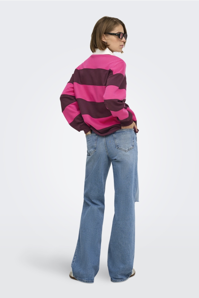 Only roze dames sweater | Model