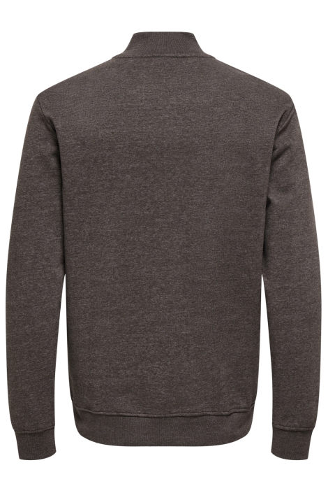 Only & Sons bruine heren trui | Achteraanzicht