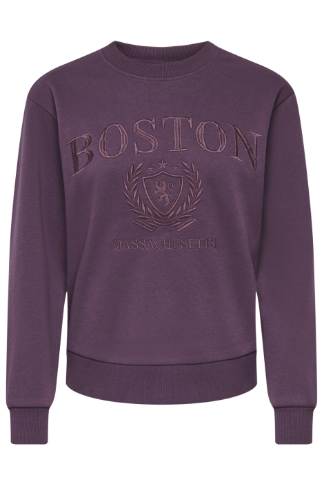 Jacqueline de Yong paarse dames sweater | Vooraanzicht
