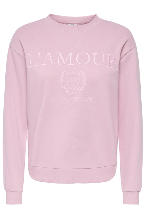 Jacqueline de Yong roze dames sweater | Vooraanzicht