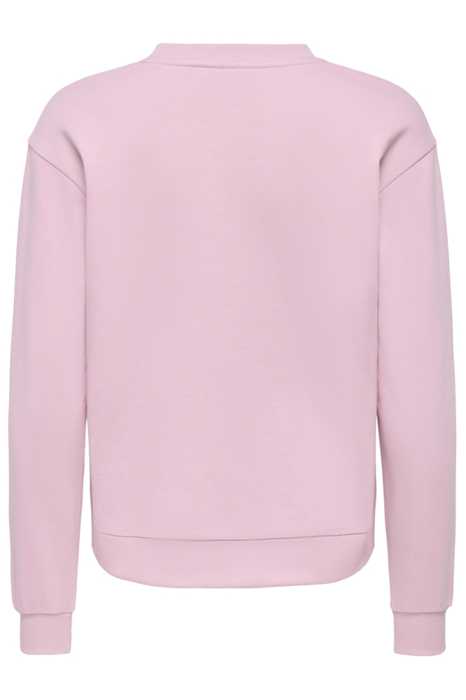 Jacqueline de Yong roze dames sweater | Achteraanzicht