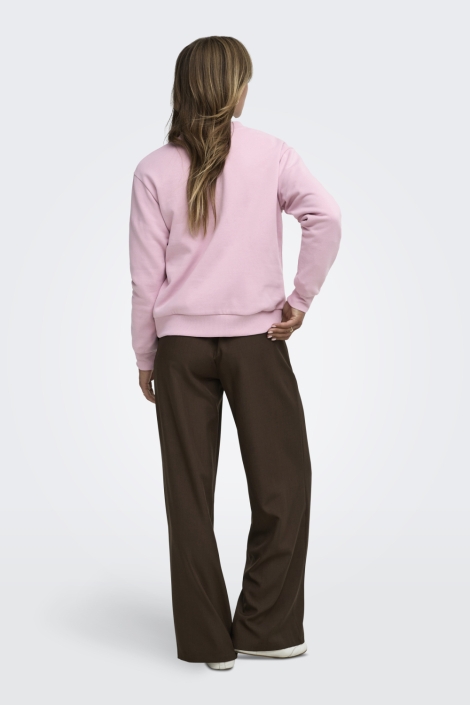 Jacqueline de Yong roze dames sweater | Model