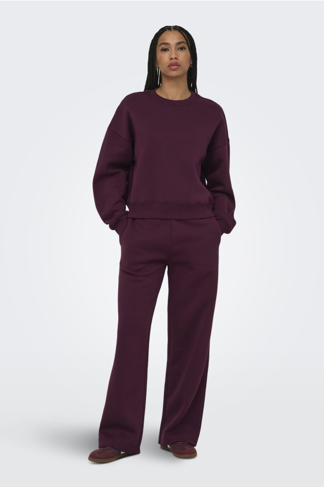 Only bordeaux dames sweater | Model