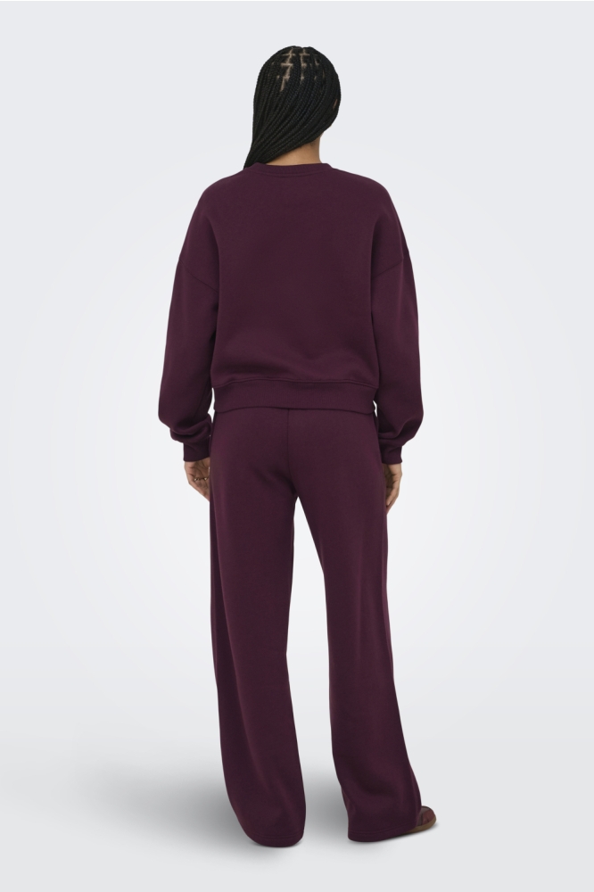 Only bordeaux dames sweater | Model