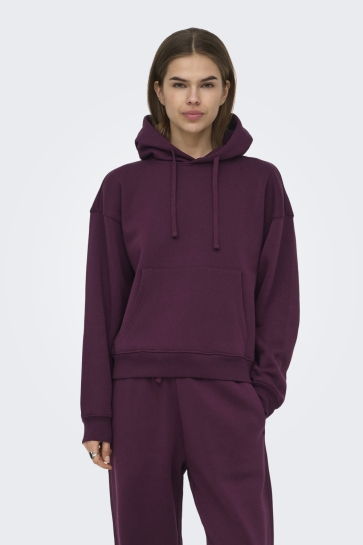 Only sweater ONLBEST L/S HOOD SWT 15338730 FIG