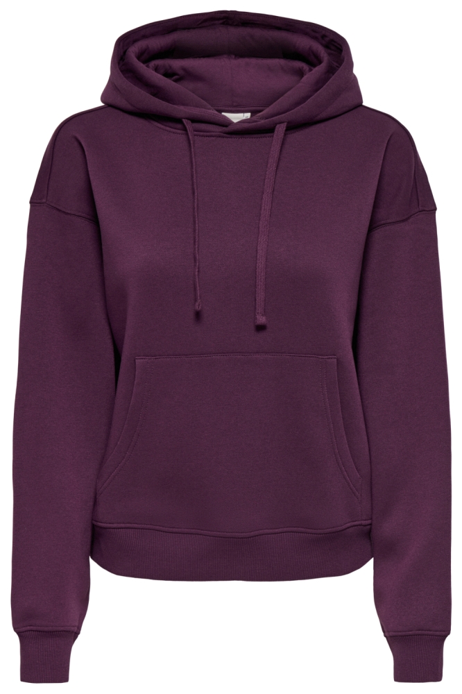 Only bordeaux dames sweater | Vooraanzicht
