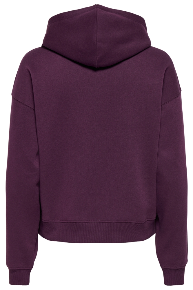 Only bordeaux dames sweater | Achteraanzicht