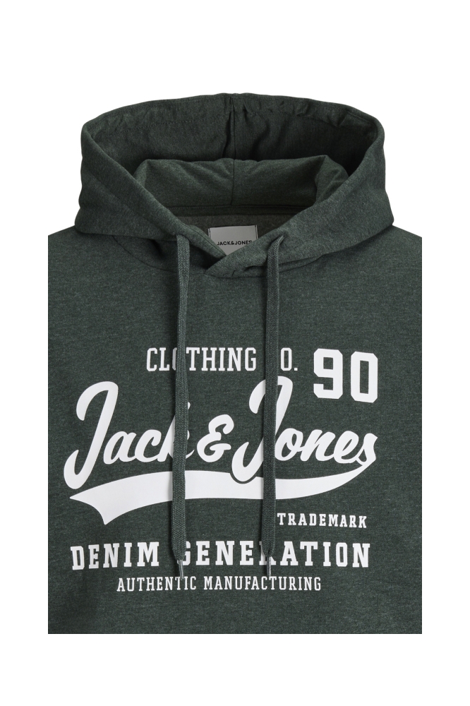 Jack & Jones groene heren sweater | Close up