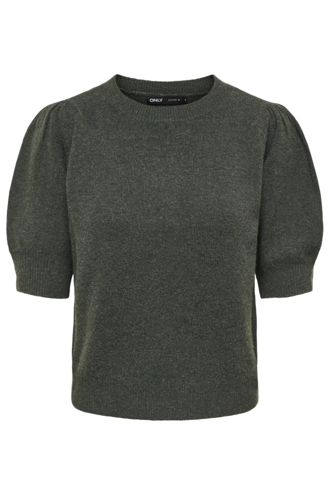 Only groene dames trui | Vooraanzicht