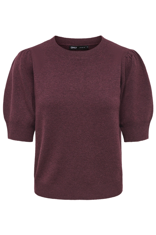 Only bordeaux dames trui | Vooraanzicht