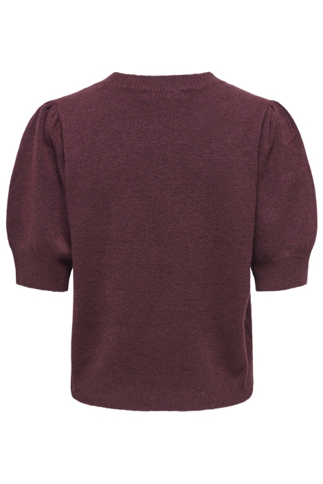 Only bordeaux dames trui | Achteraanzicht