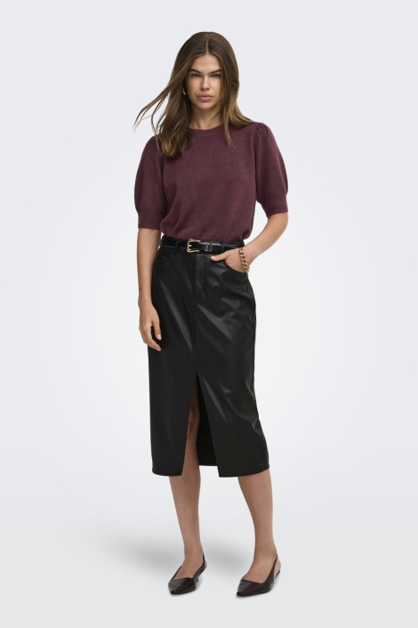 Only bordeaux dames trui | Model