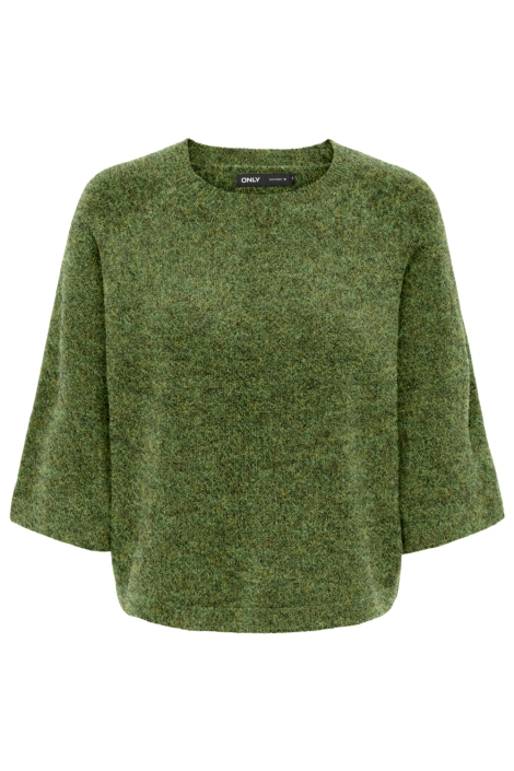Only groene dames trui | Vooraanzicht