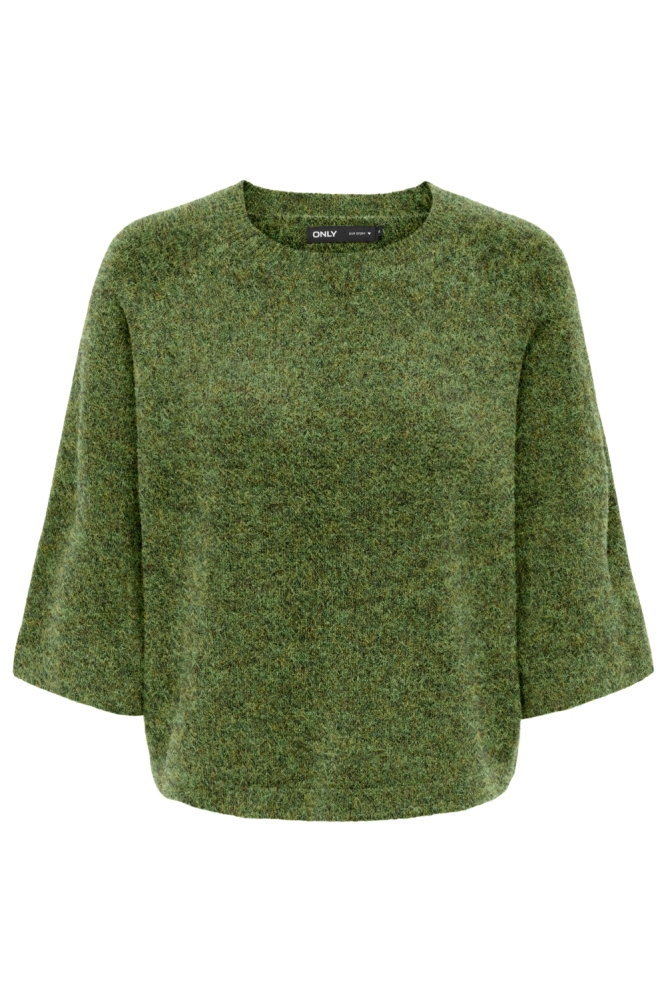 Only groene dames trui | Vooraanzicht