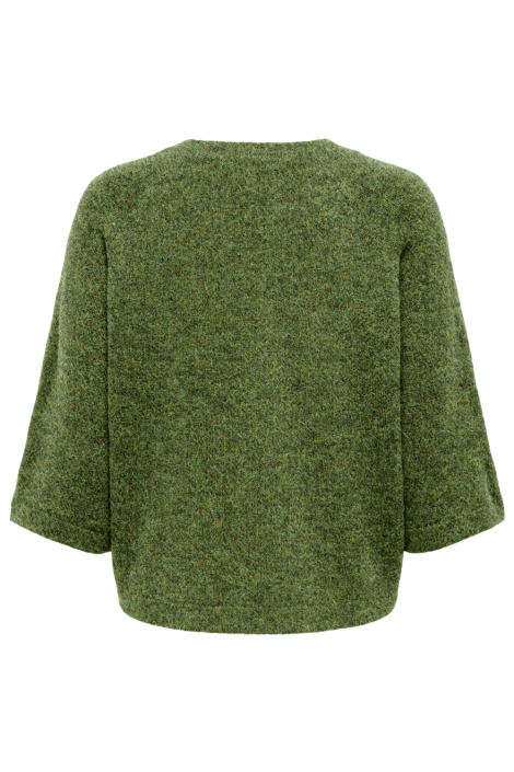 Only groene dames trui | Achteraanzicht