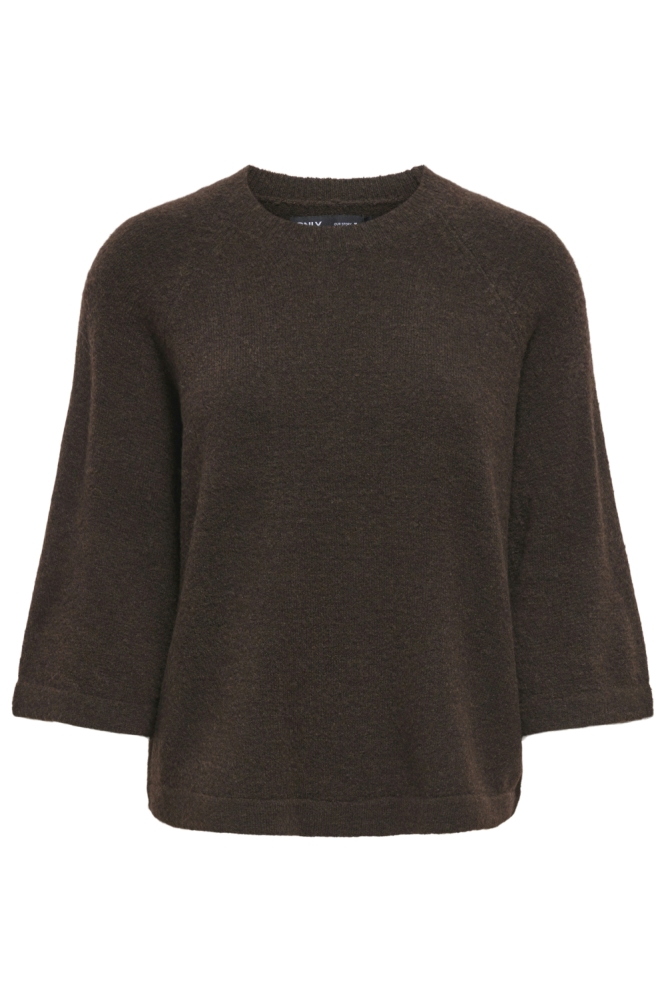 Only bruine dames trui | Vooraanzicht