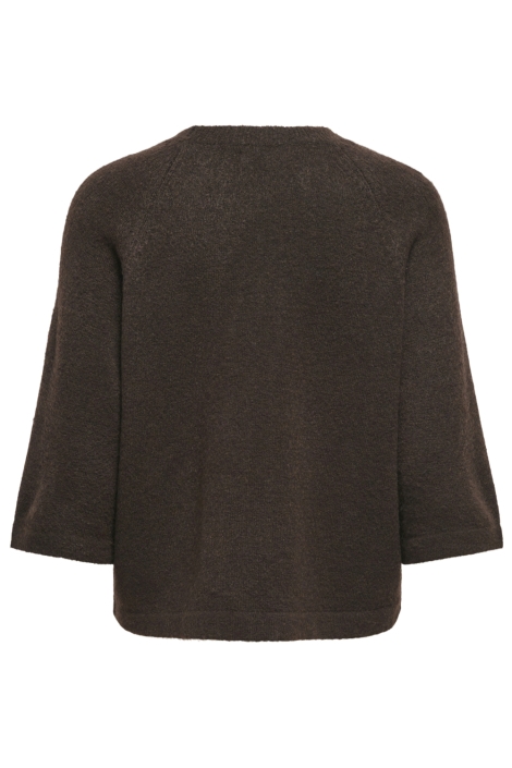 Only bruine dames trui | Achteraanzicht