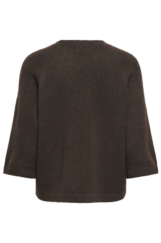 Only bruine dames trui | Achteraanzicht
