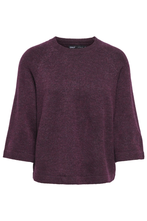 Only bordeaux dames trui | Vooraanzicht