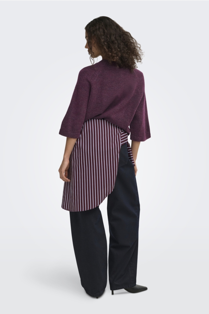 Only bordeaux dames trui | Model