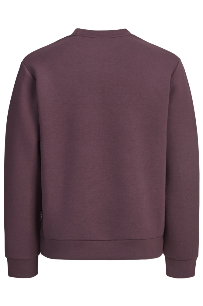 Jack & Jones bordeaux heren sweater | Achteraanzicht