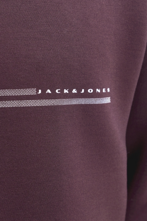Jack & Jones bordeaux heren sweater | Kleurstaal