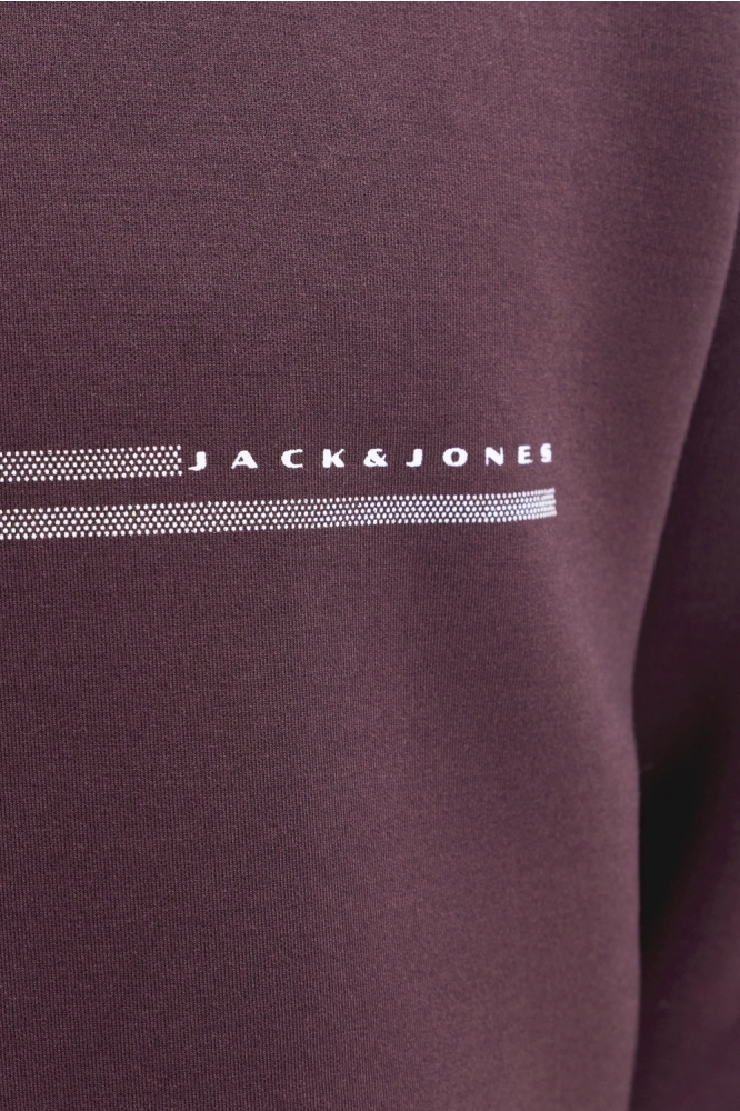 Jack & Jones bordeaux heren sweater | Kleurstaal