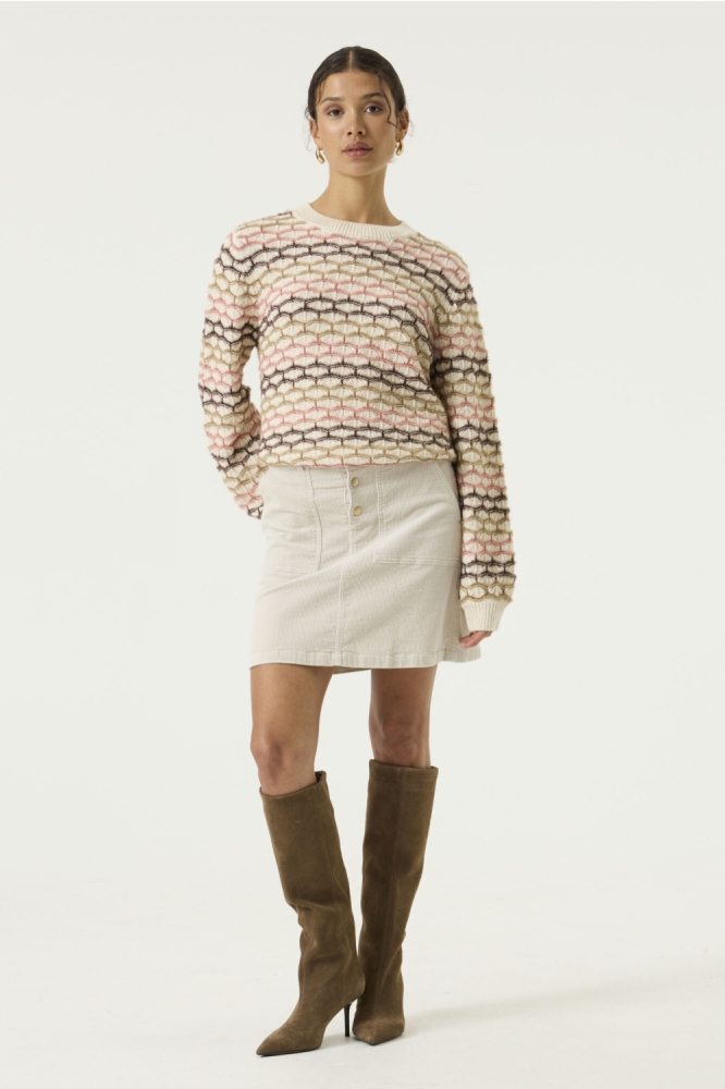 Garcia beige dames trui | Model