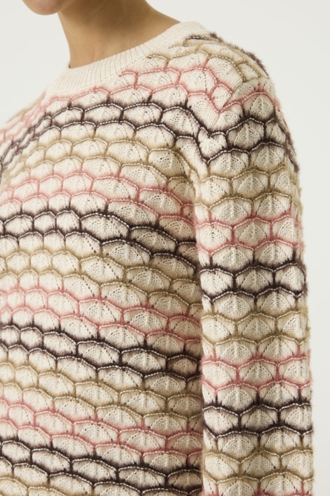 Garcia beige dames trui | Kleurstaal
